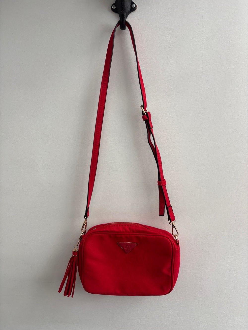 Red Crossbody Shoulder Bag - Women